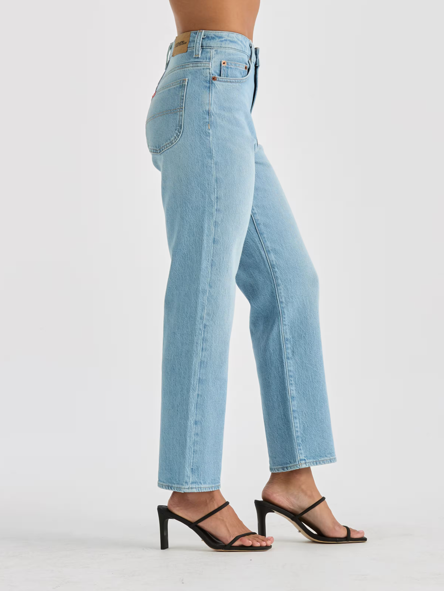 Riders Hi Straight Jean - Faded Blue (view 3)