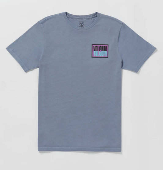 Curbwax SS Tee - Denim Blue