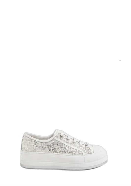 Gillers Sneaker - White / Silver