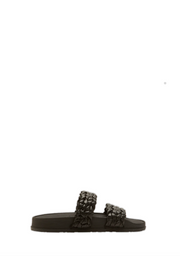 Slippy Braided Slide II - Black - Catani Clothing