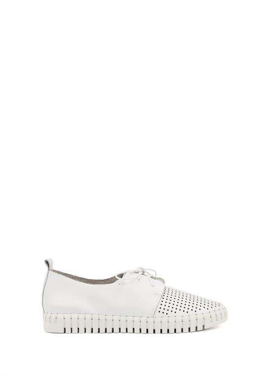 Huston - White Leather