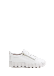 Bump Sneaker - White Leather - Catani Clothing