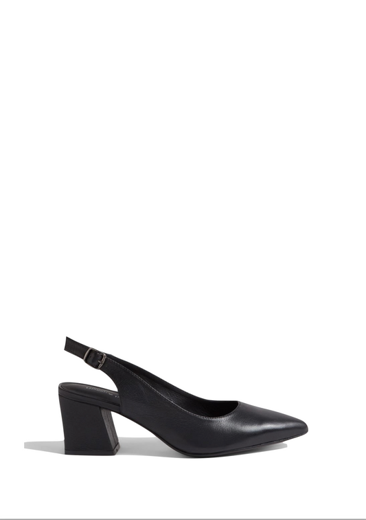 Malia - Black Leather
