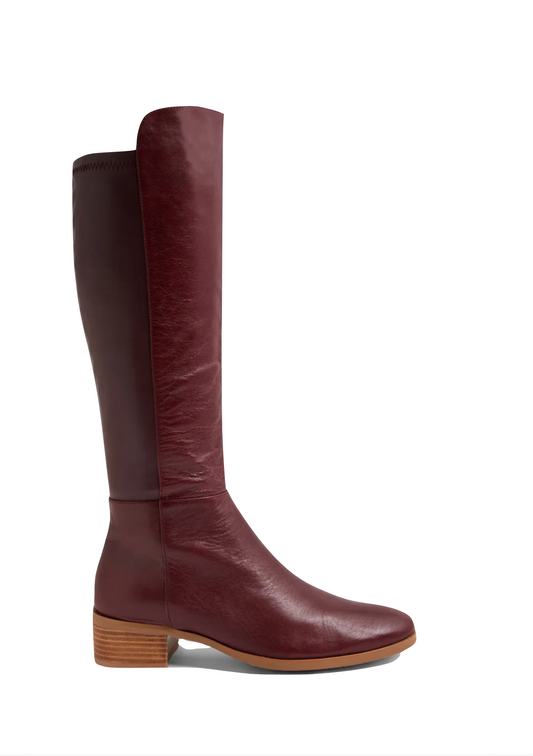Tetley - Burgundy Leather