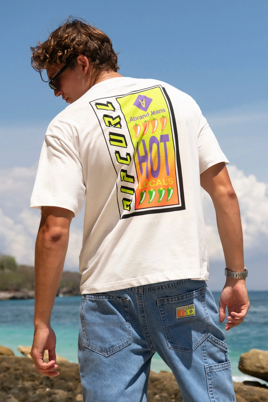 Hot Locals Tee - White Sand