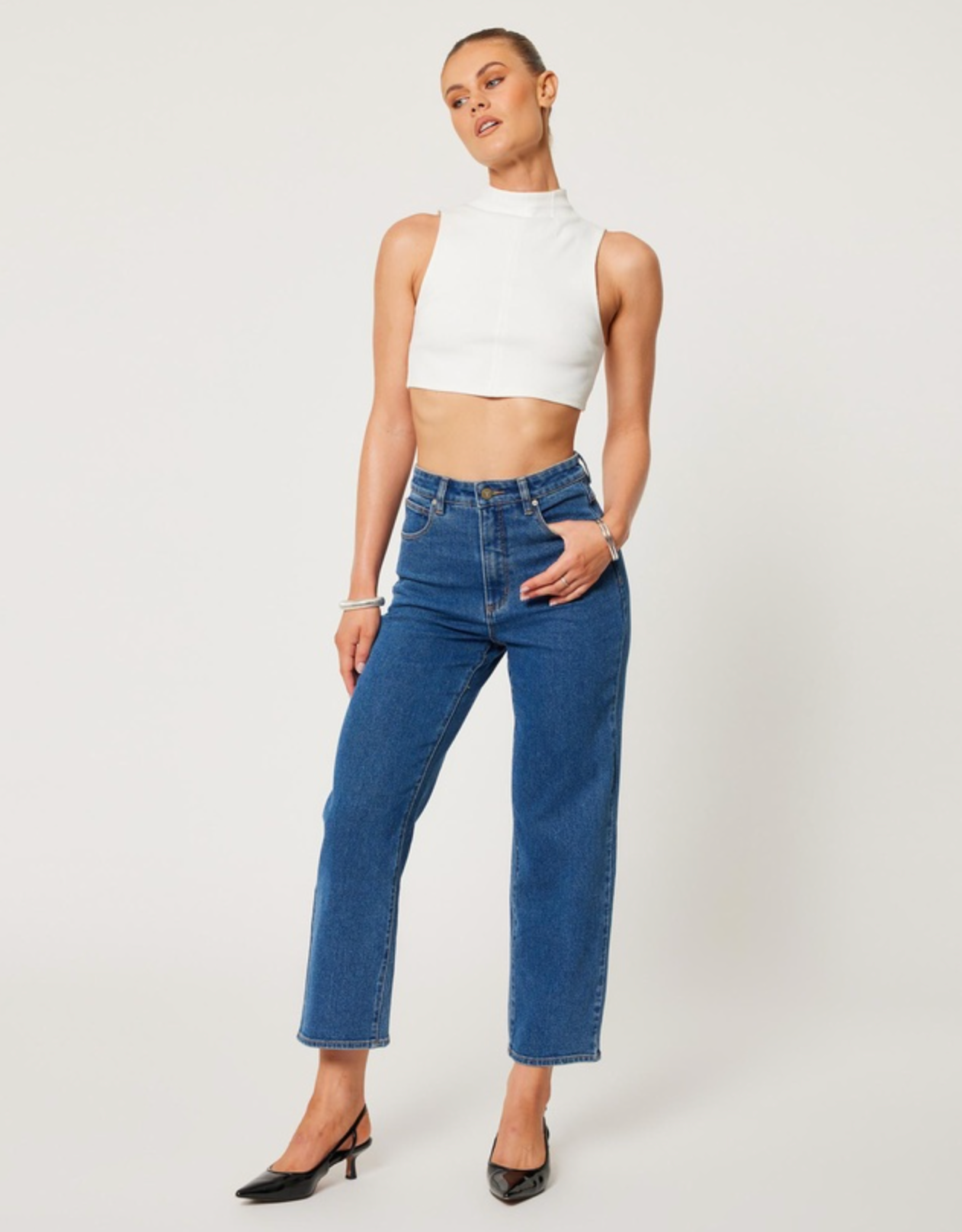 Venice Straight - Bella Mid Blue - Catani Clothing