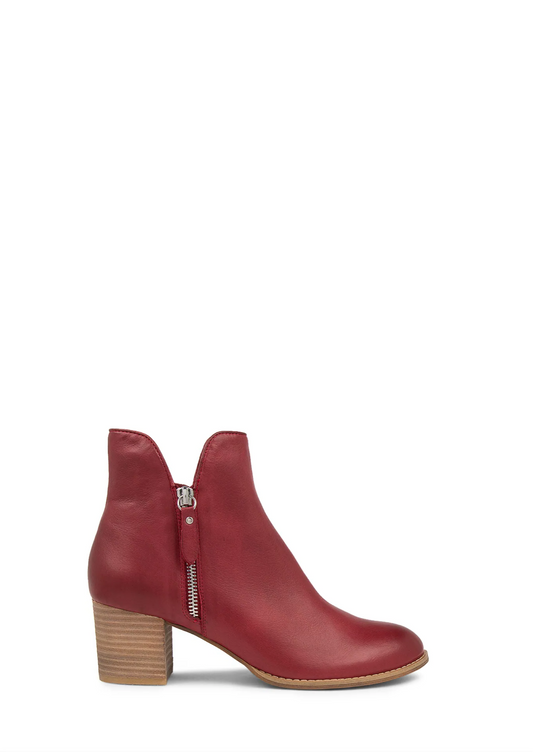 Shiannely - Burgundy Leather