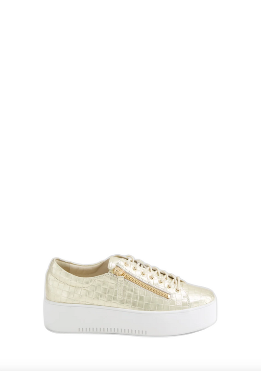 Wolfeta Sneaker - Pale Gold Weave