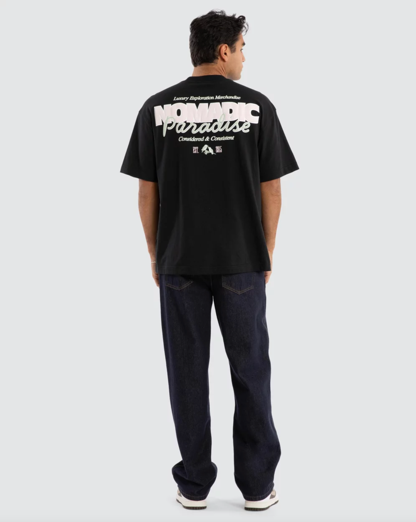 Nomadic Apollo Street Tee - Anthracite Black (view 5)
