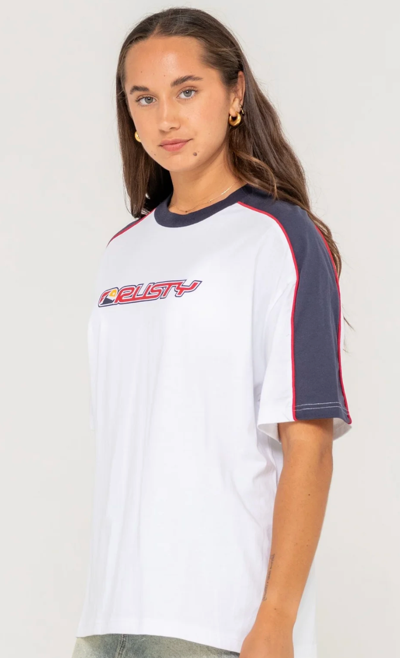 Archived Shooter Oversize Tee - White