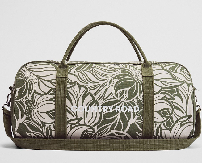 Australian Cotton Tropical Logo Tote - Caper