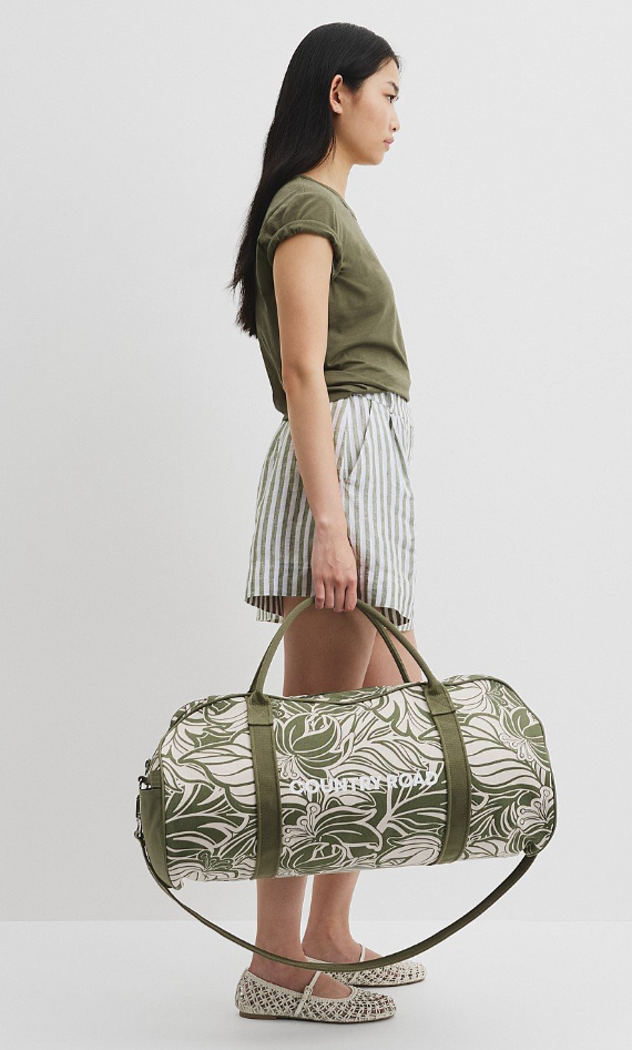 Australian Cotton Tropical Logo Tote - Caper