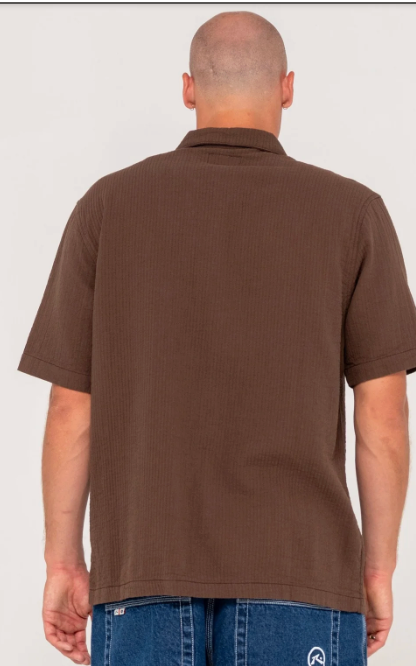 Canseco Vacation Short Sleeve Shirt - Pinecone