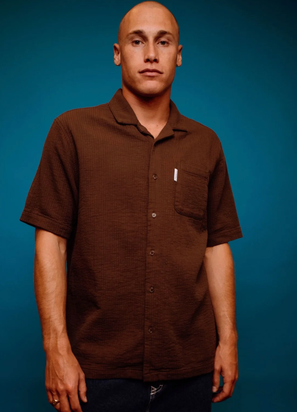 Canseco Vacation Short Sleeve Shirt - Pinecone