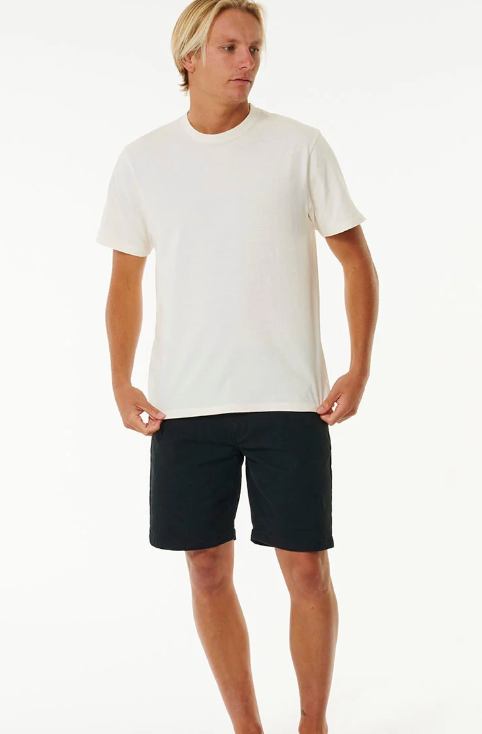 Rip Curl Plain Wash Tee - Bone (view 3)