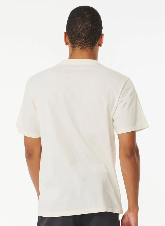 Rip Curl Plain Wash Tee - Bone (view 4)