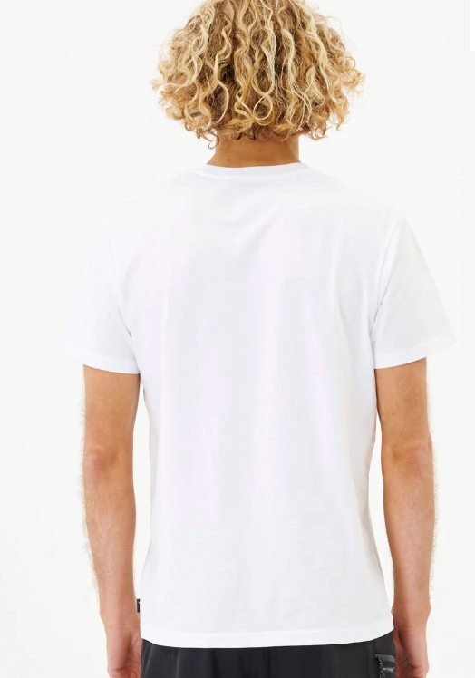Rip Curl Plain Pocket Tee - White (view 3)