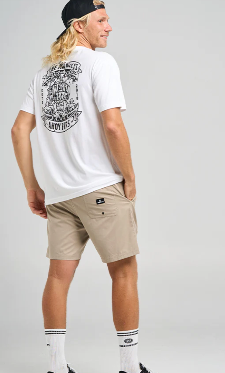 The Mad Hueys Ahoy Fkrs Storm SS Tee - White (view 4)