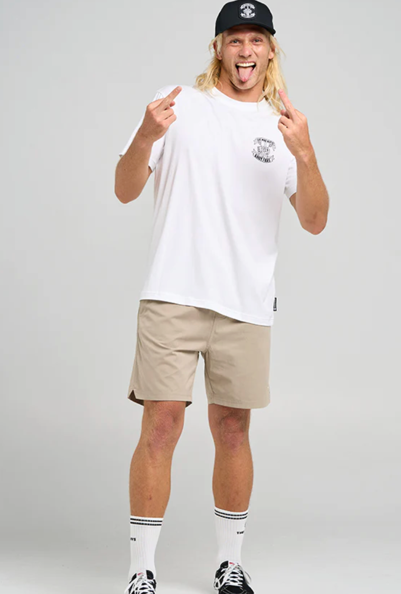 The Mad Hueys Ahoy Fkrs Storm SS Tee - White (view 5)