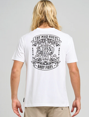 Ahoy Fkrs Storm SS Tee - White - Catani Clothing