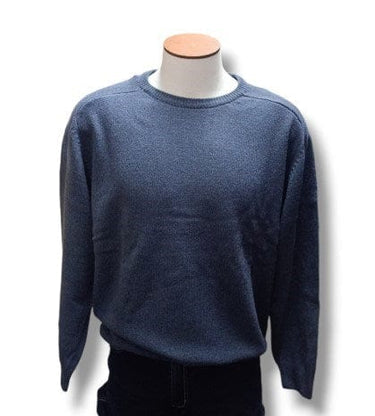 Lambswool/Nylon Crew Neck Knit