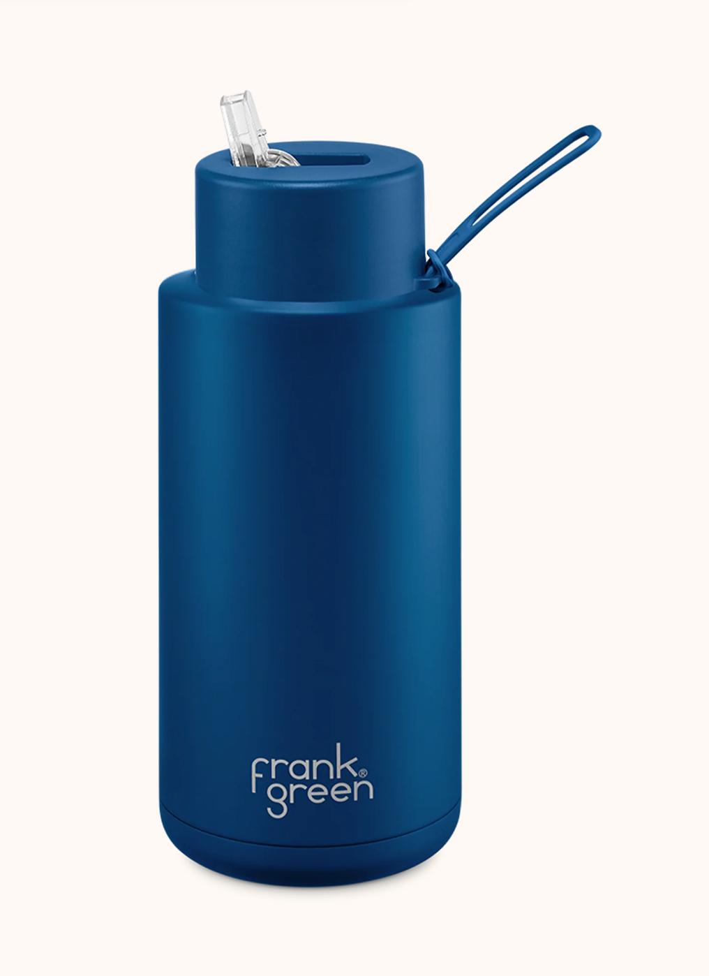 1L / 34oz - Ceramic Reusable Bottle with Straw Lid