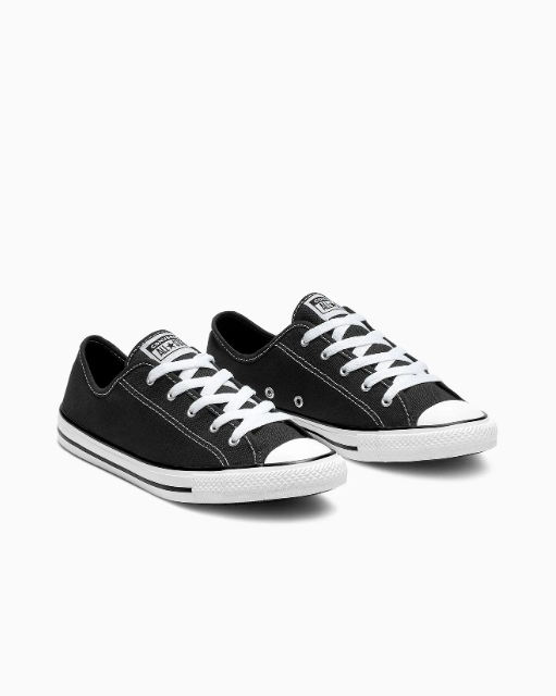 Chuck Taylor Dainty Canvas Low Top - Black - Catani Clothing