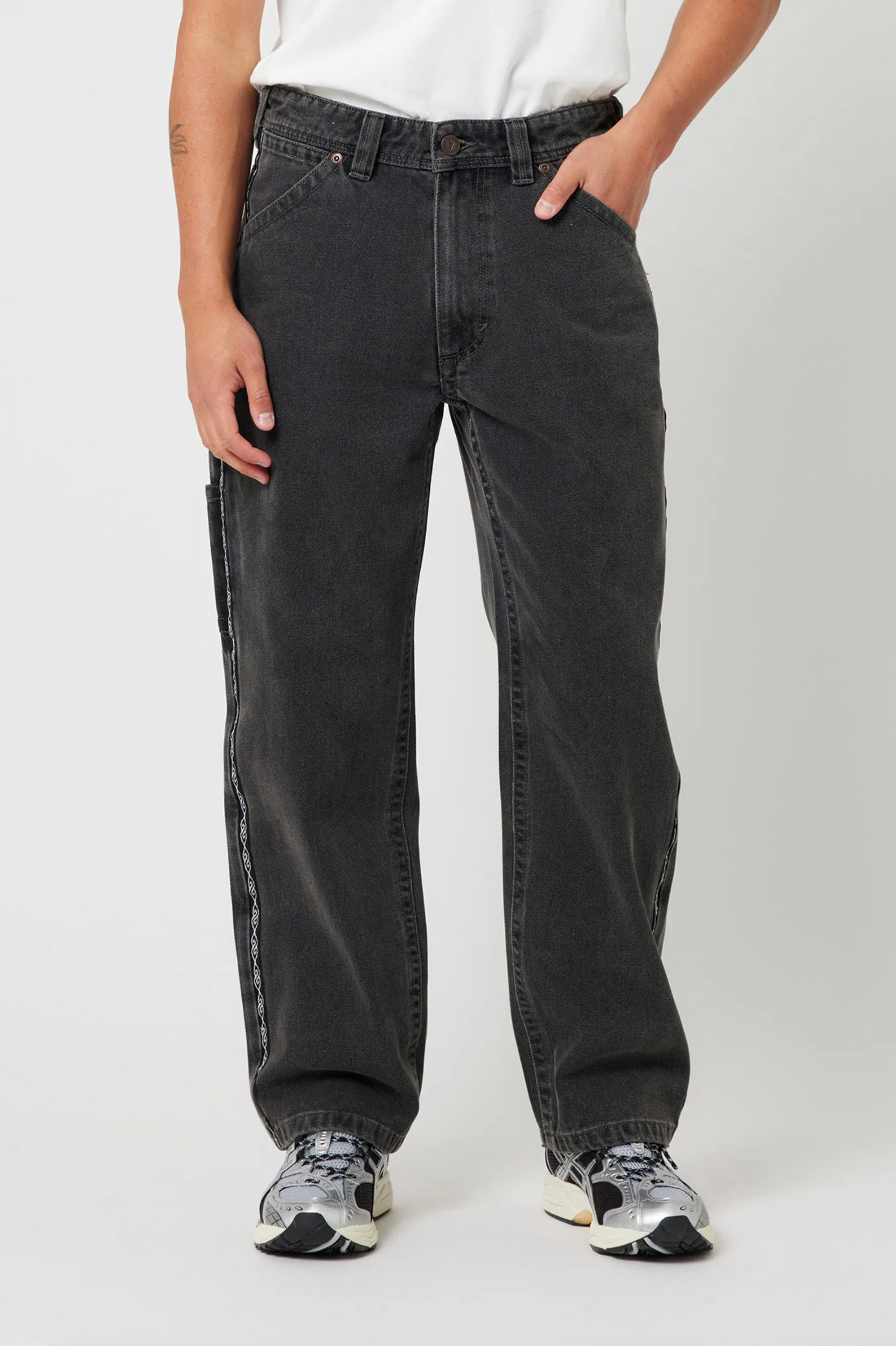 A5 Baggy - Bazza Tape Washed Black