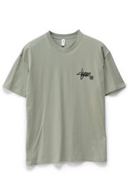 Shawn Script Tee - Seagrass - Catani Clothing