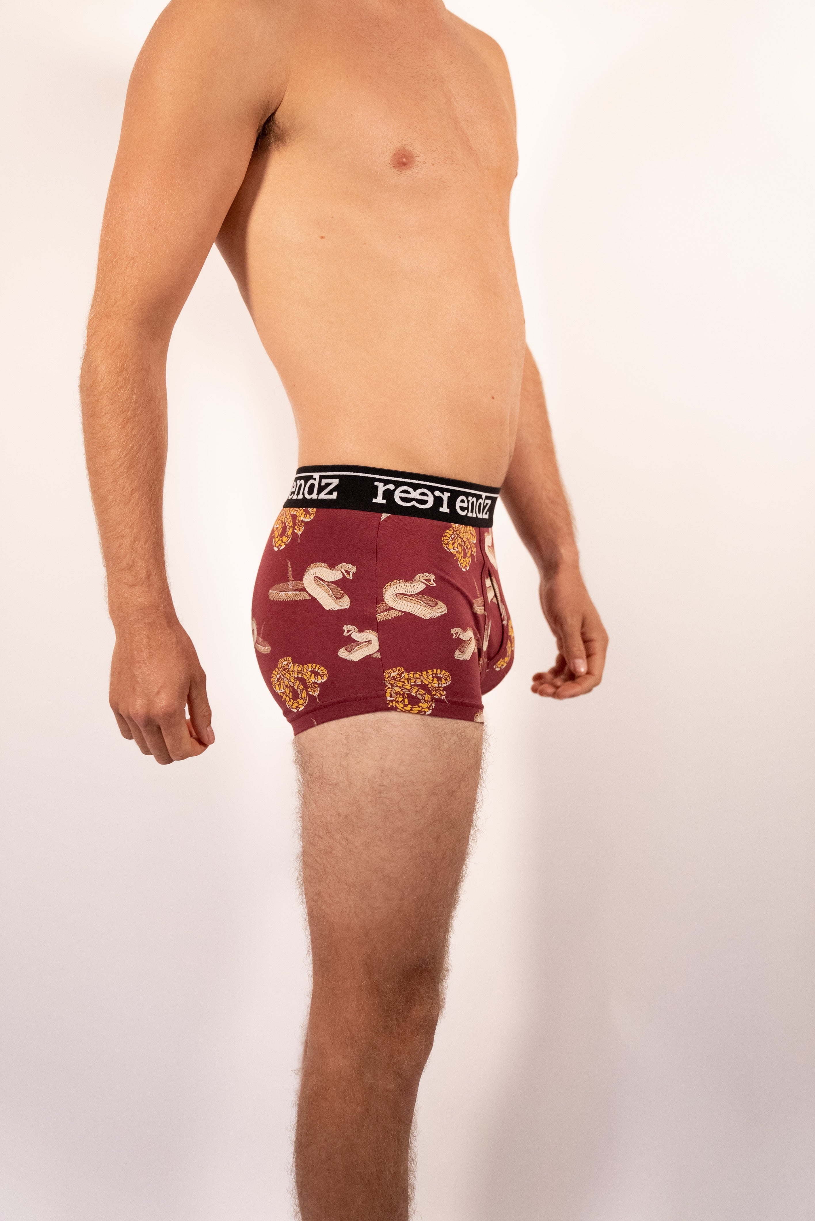Reer Endz Organic Trunks Slither - side detail