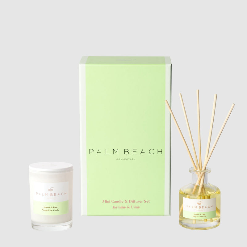 Mini Candle & Diffuser Pack - Jasmine & Lime