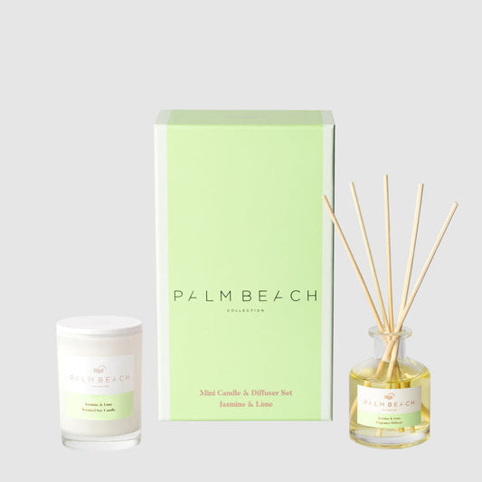 Mini Candle & Diffuser Pack - Jasmine & Lime
