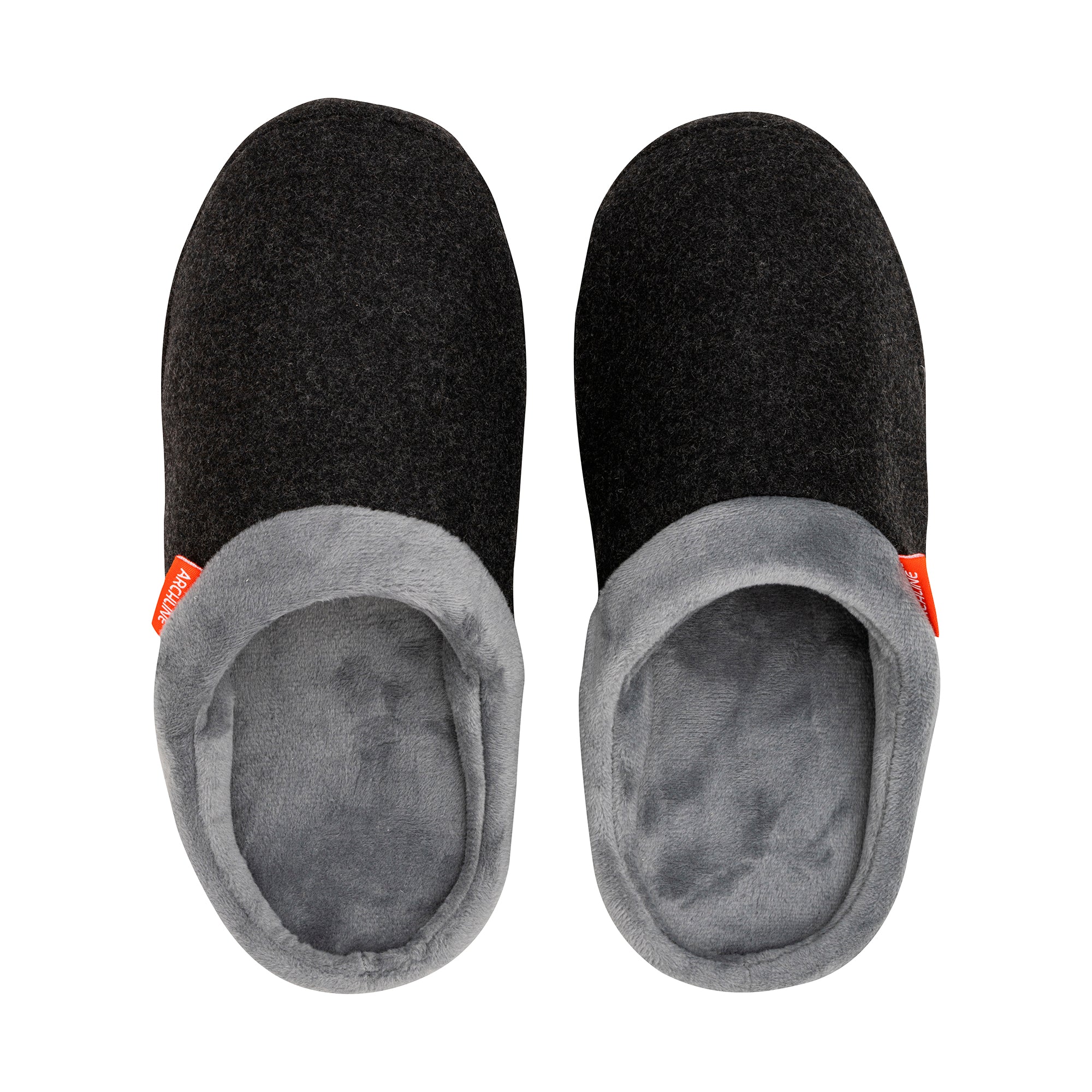Axign Open Slipper Charcoal Marle - sole detail