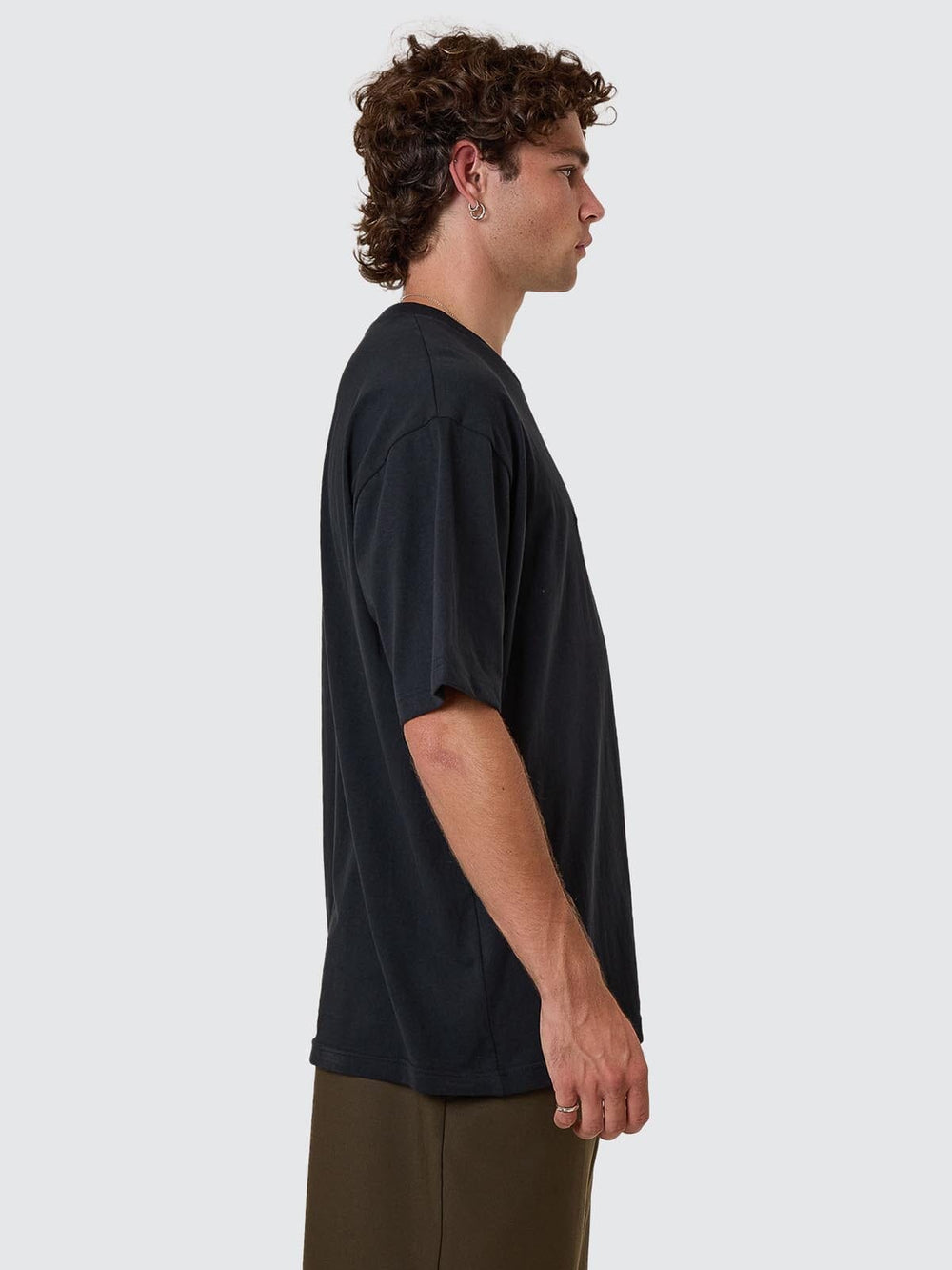 Thrills Make A Wish Oversize Fit Tee - Faded Black (view 7)
