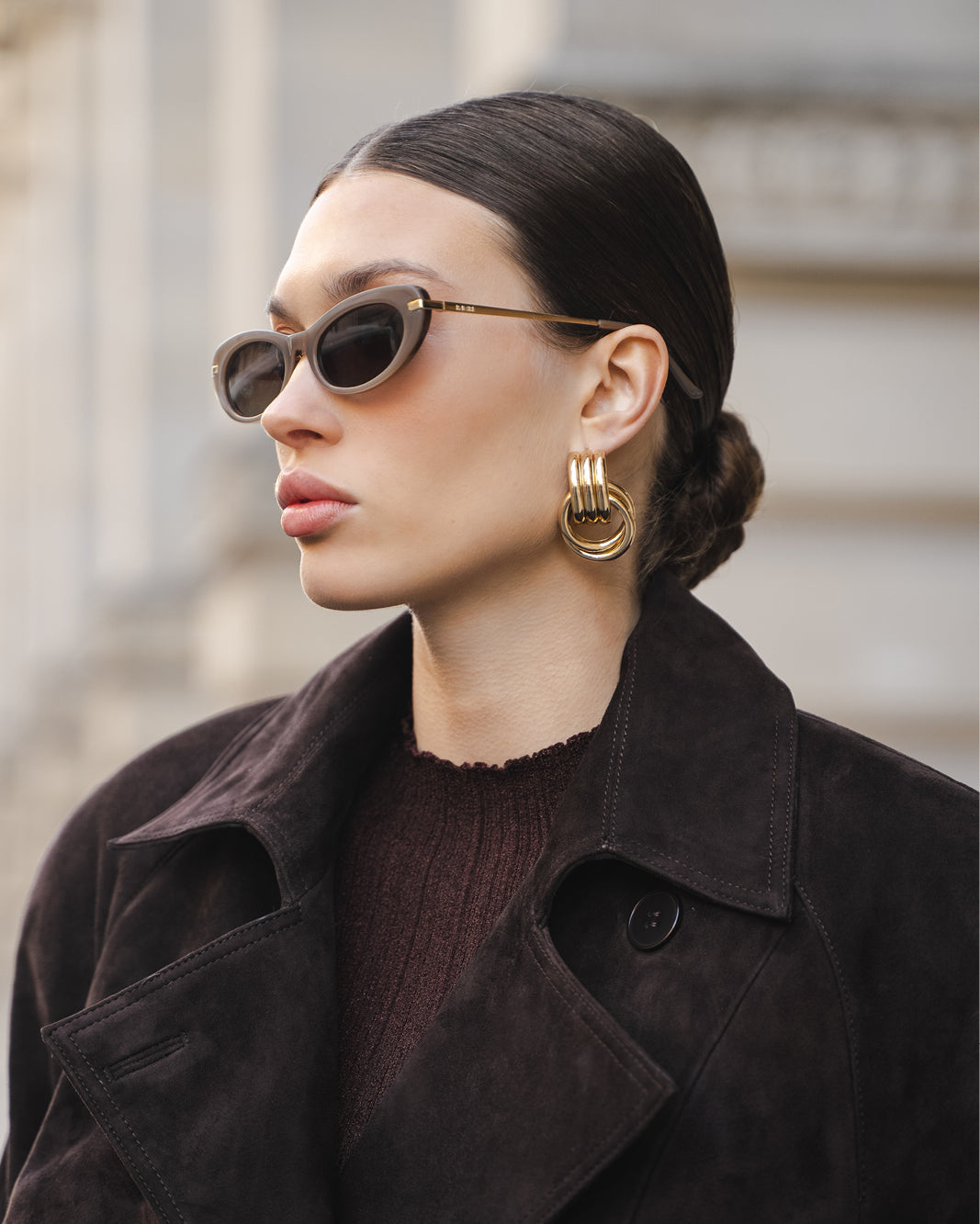 The Rae - Taupe / Brown - Catani Clothing