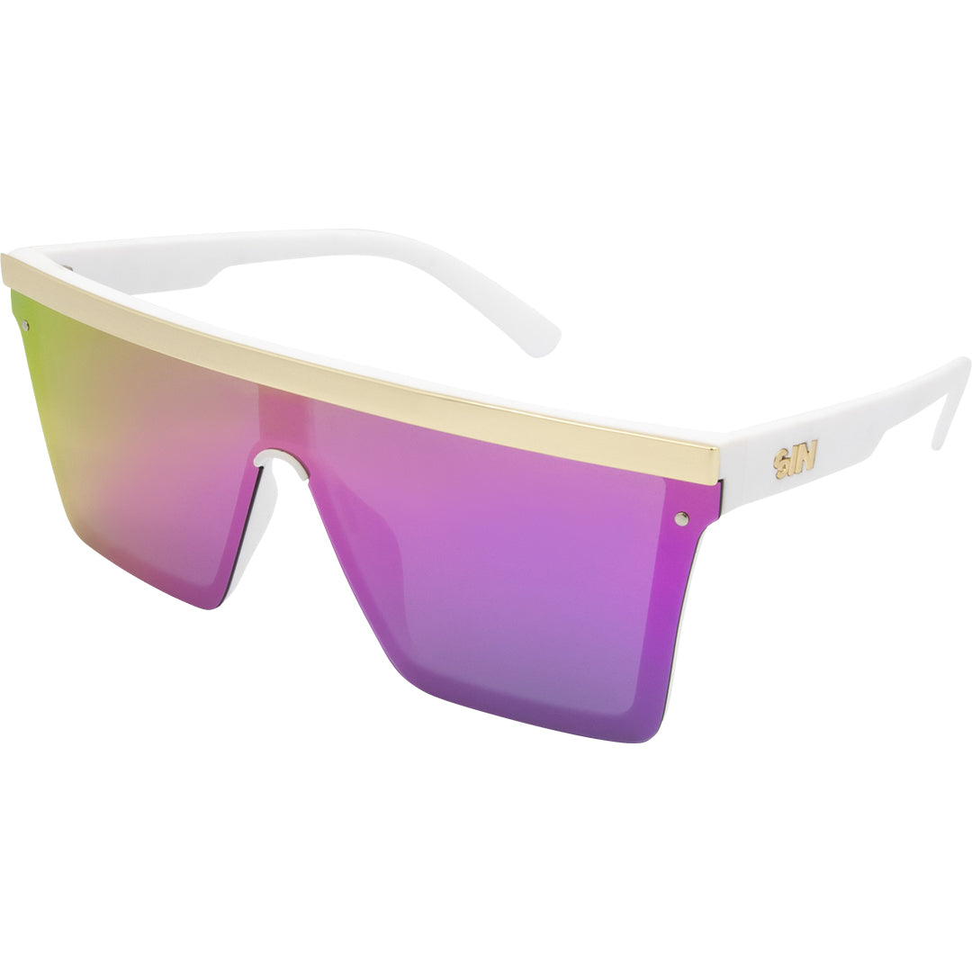 The Bar - White / Purple