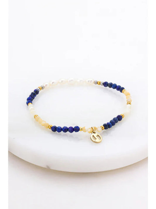 Tiana Bracelet - Pacific / Gold - Catani Clothing