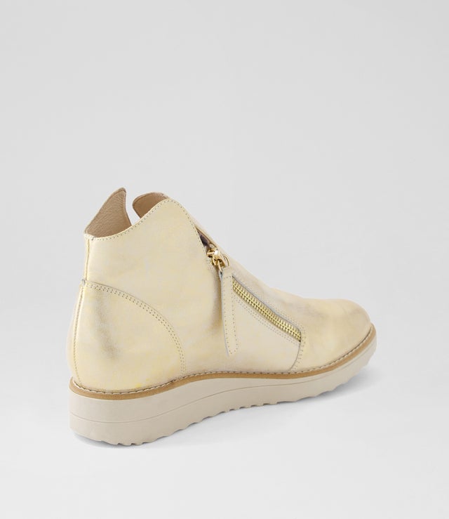 Ohmy Boot - Beige & Gold