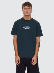 Track Record Merch Fit Tee  - Jasper Green - Catani Clothing