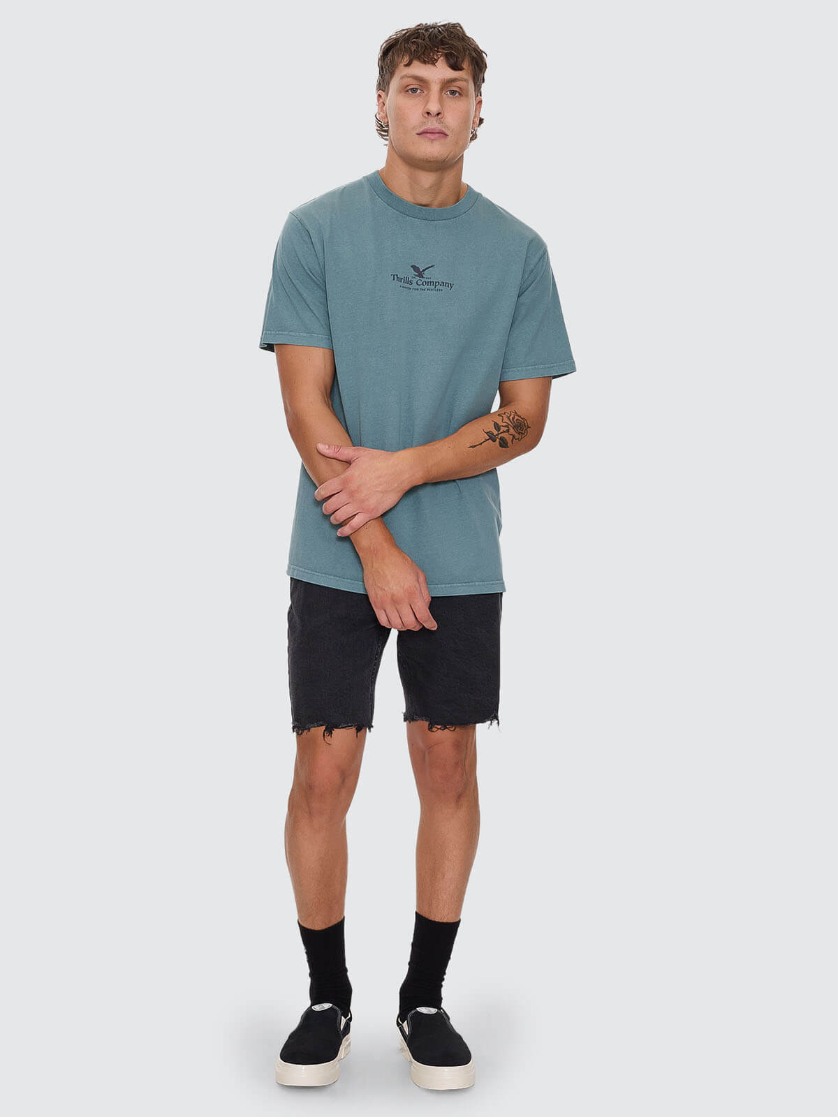 Thrills A Haven For The Restless Merch Fit Tee - Green Coast (view 3)