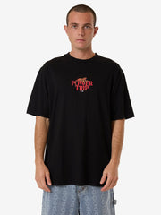 Power Trip Oversize Fit Tee - Black - Catani Clothing