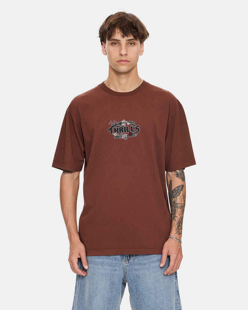 Beauty Around Us Oversize  Fit Tee - Acorn