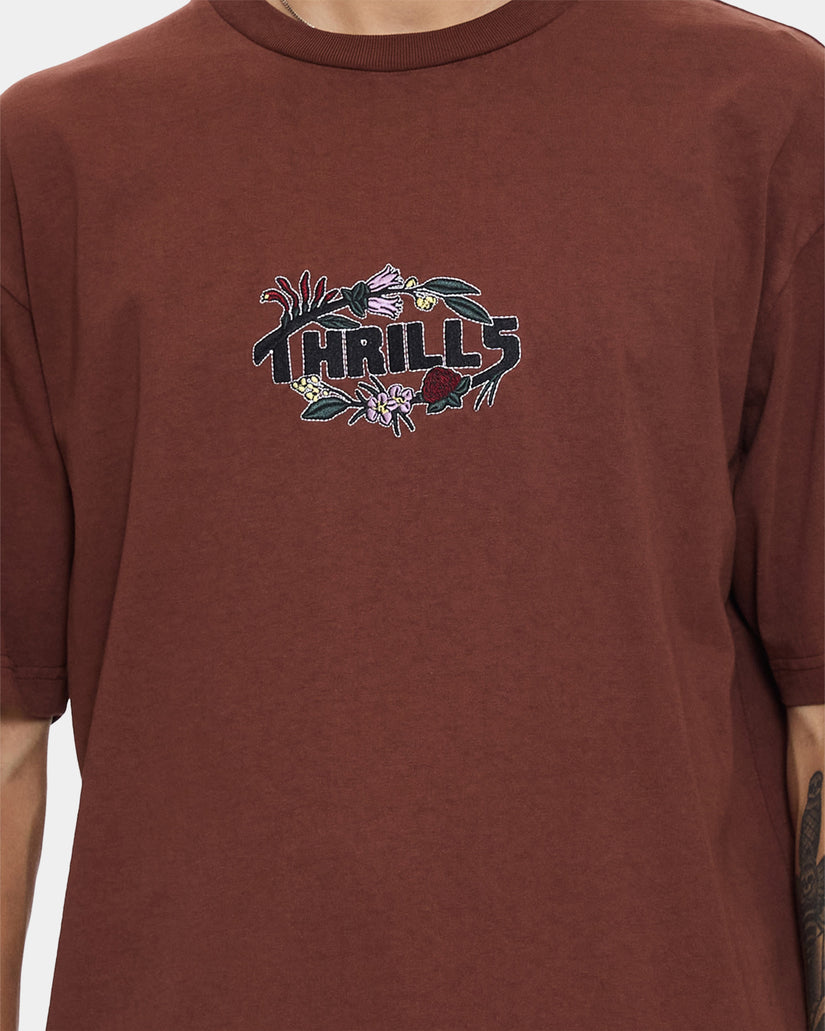 Thrills Beauty Around Us Oversize  Fit Tee - Acorn (view 6)