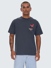 Wonder World Merch Fit Tee  - Ebony - Catani Clothing