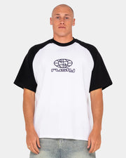 Wagwan Raglan Graphic Tee - White - Catani Clothing