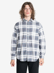 Thrills Union Check Flannel - Dark Charcoal - Catani Clothing