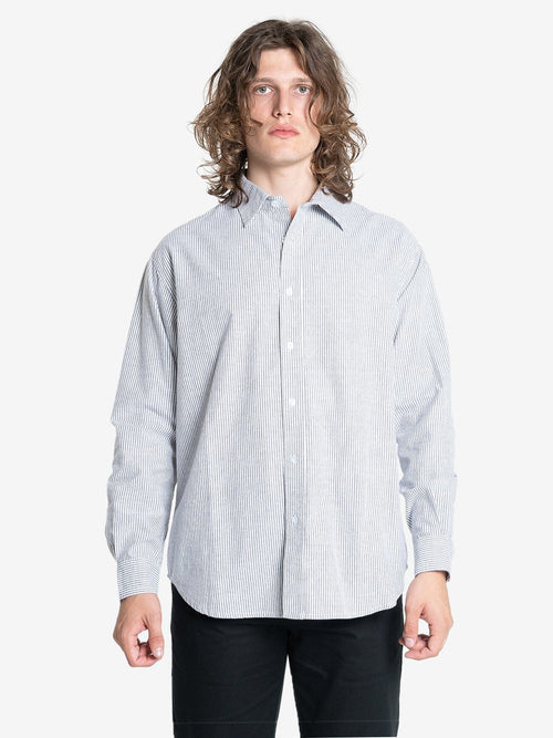 Occasions Long Sleeve Shirt - Chestnut Stripe