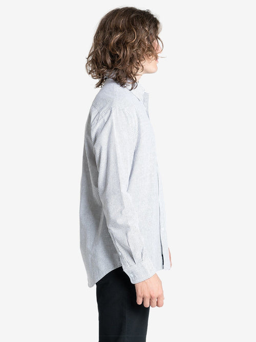 Occasions Long Sleeve Shirt - Chestnut Stripe