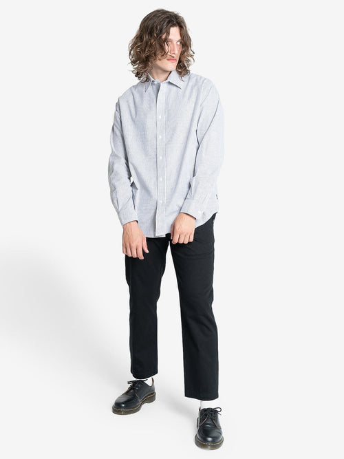 Occasions Long Sleeve Shirt - Chestnut Stripe
