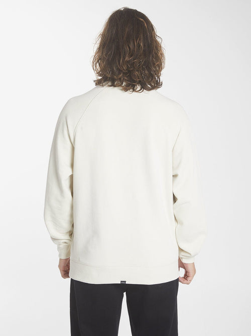 Flowershop Oversize Raglan Crew - Heritage White - Catani Clothing
